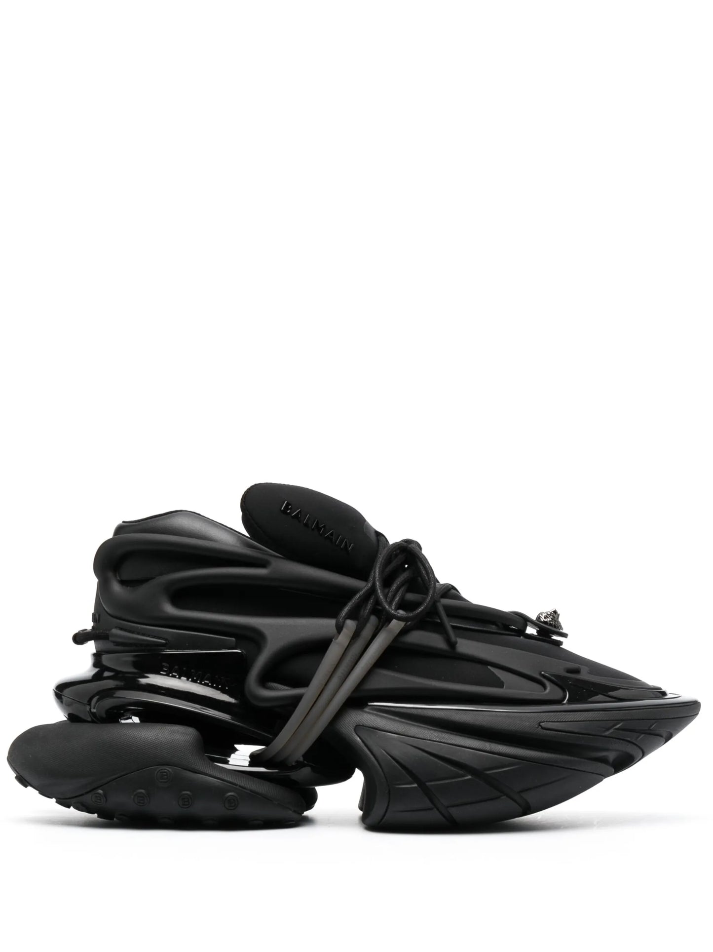 BALMAIN UNICORN BLACK SNEAKERS