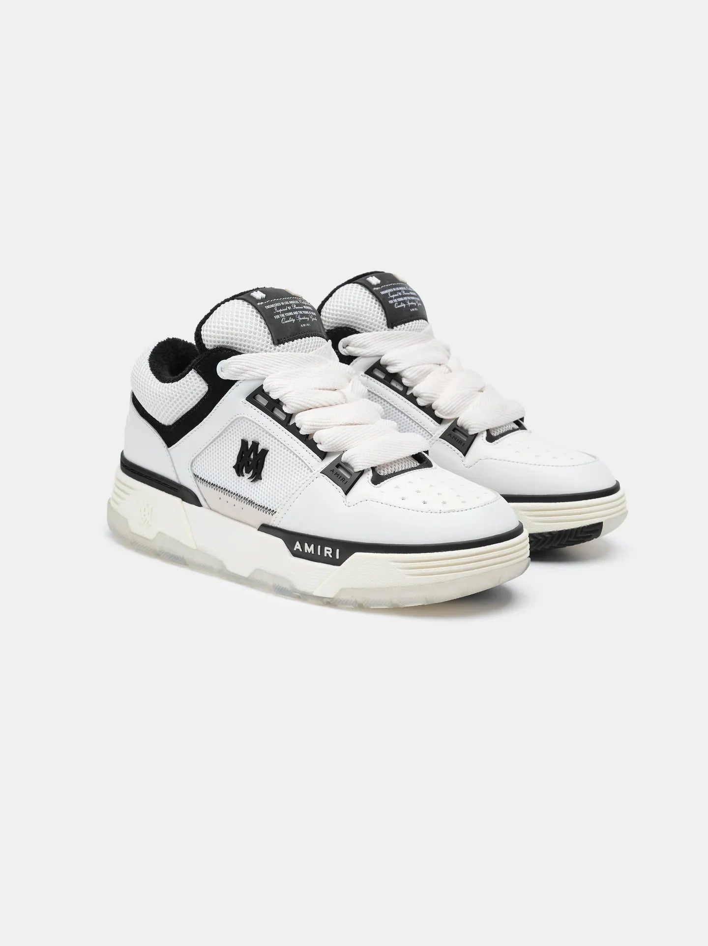 Amiri Ma-1 White & Black