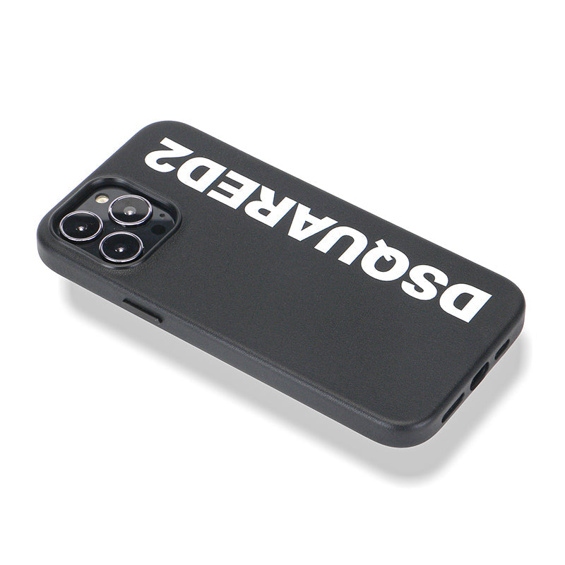 Dsquared2 Leather Logo Case 13/14 PRO MAX
