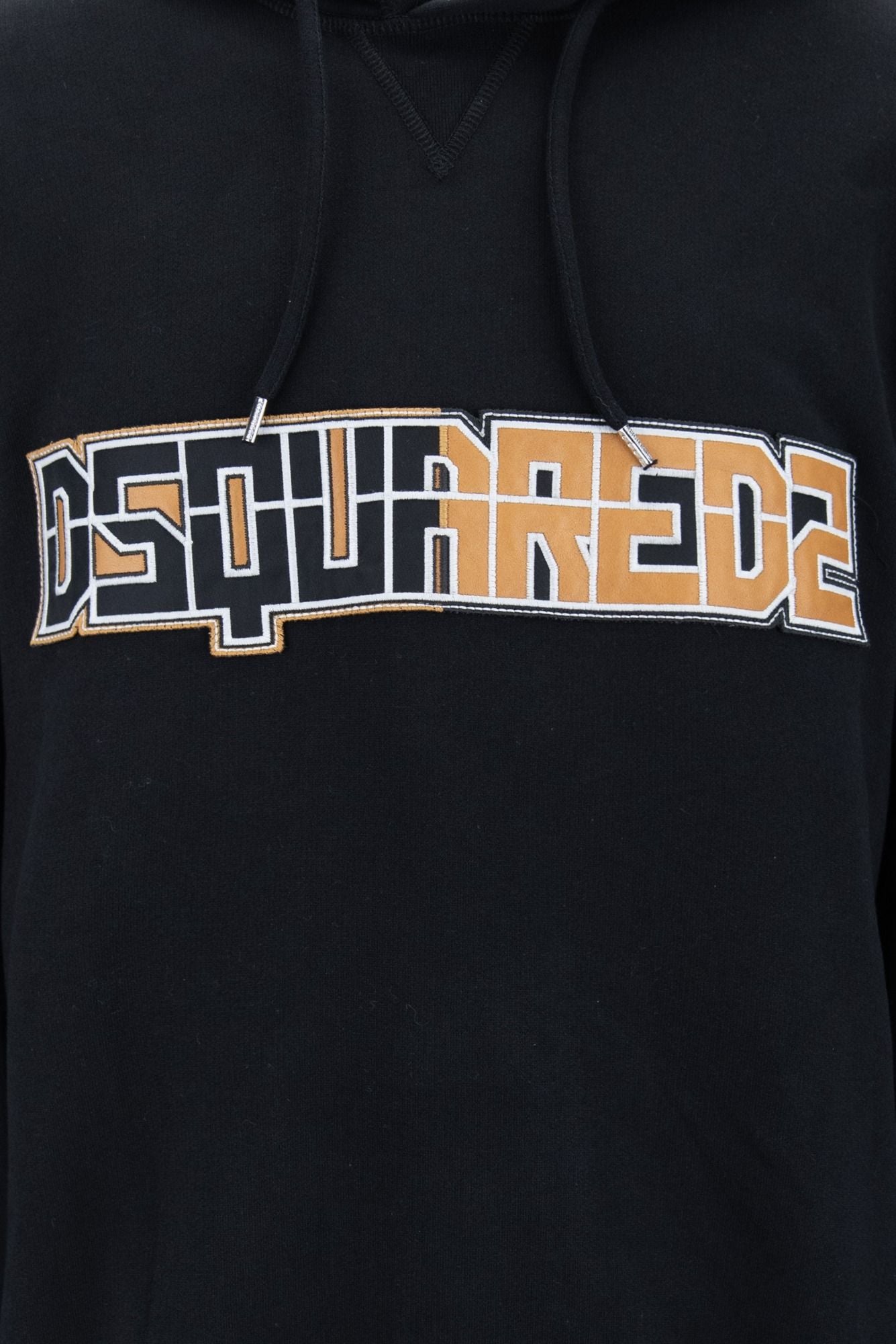 Dsquared2 Patched Hoodie Black