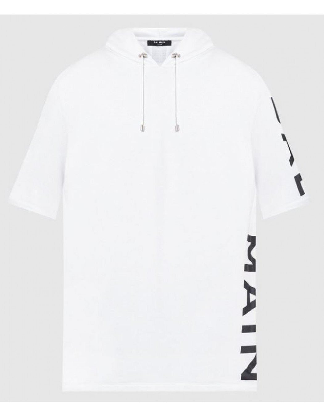 Balmain Hooded White T-Shirt