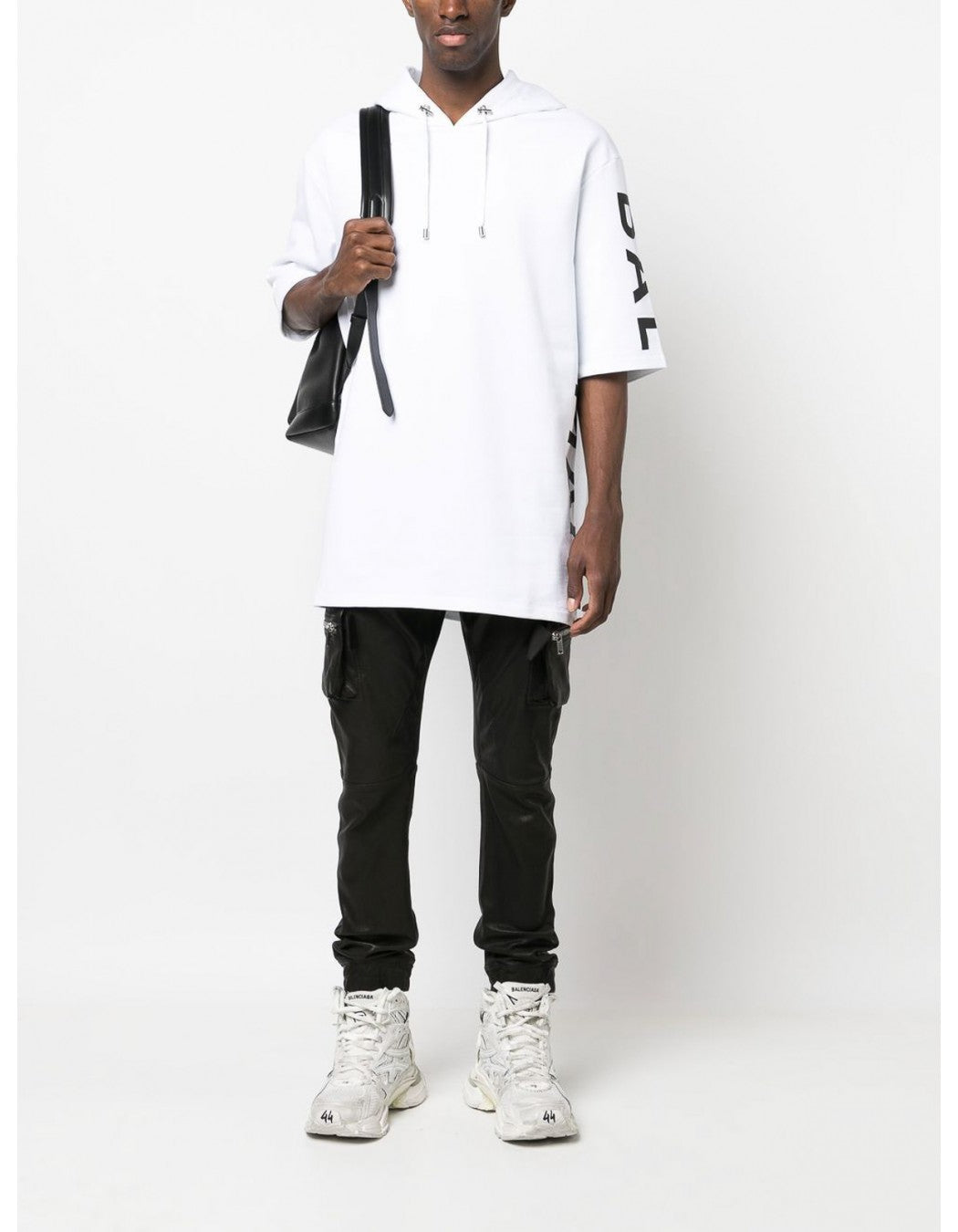 Balmain Hooded White T-Shirt