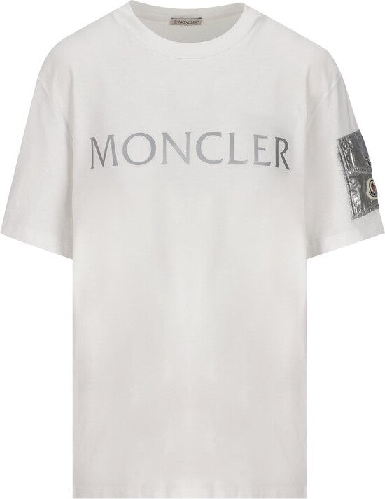 MONCLER POCKET WHITE T-SHIRT