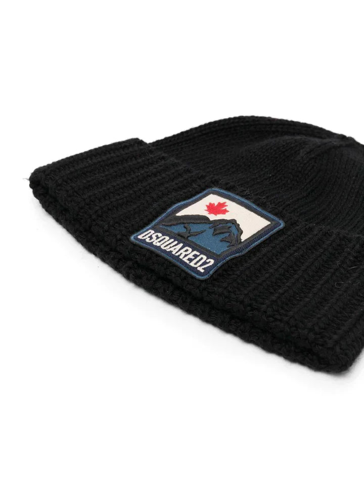 Dsquared2 Mountain Black Beanie