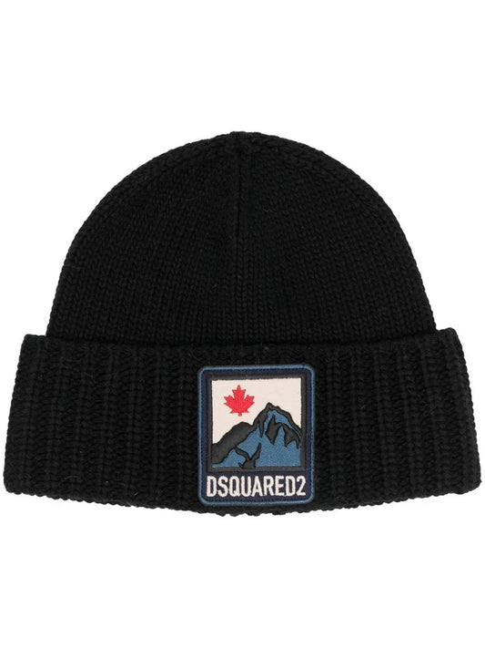 Dsquared2 Mountain Black Beanie