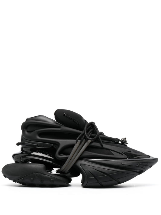 BALMAIN UNICORN BLACK SNEAKERS