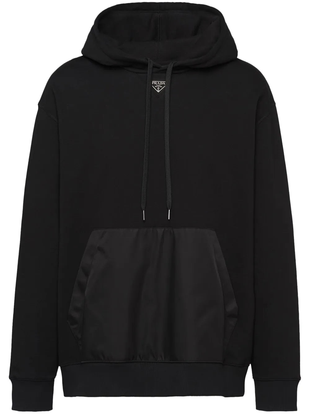 Prada Mini Logo Black Hoodie