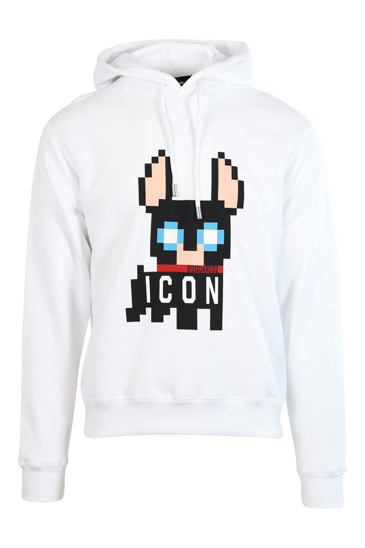 Dsquared2 Pixel Ciro Dog Hoodie