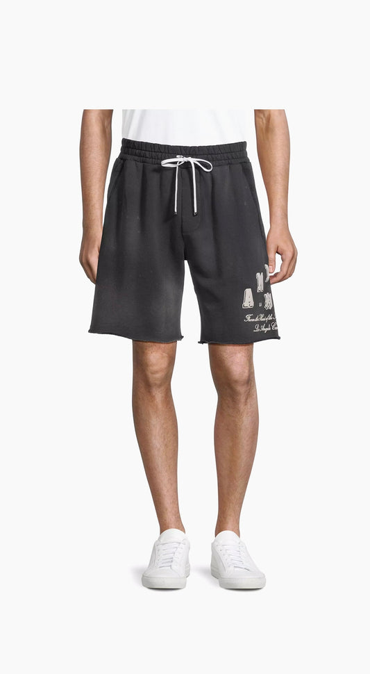 Amiri Black Short Pants