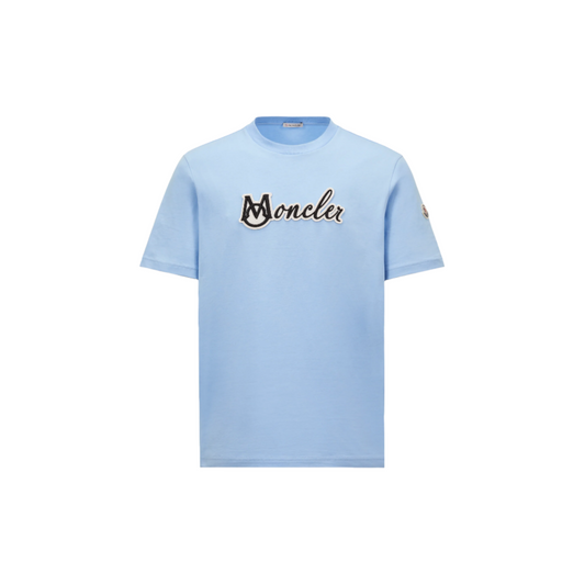 Moncler Light Blue Varsity T-Shirt