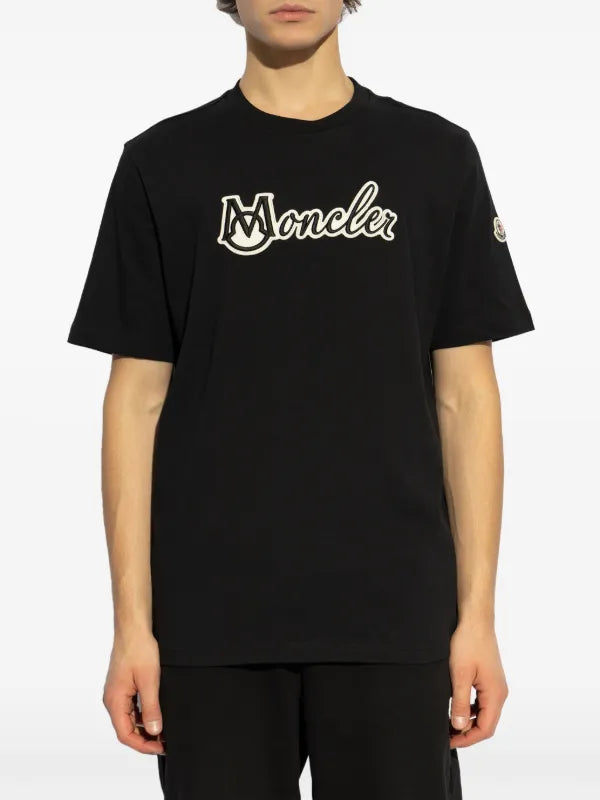 Moncler Black Varsity T-Shirt