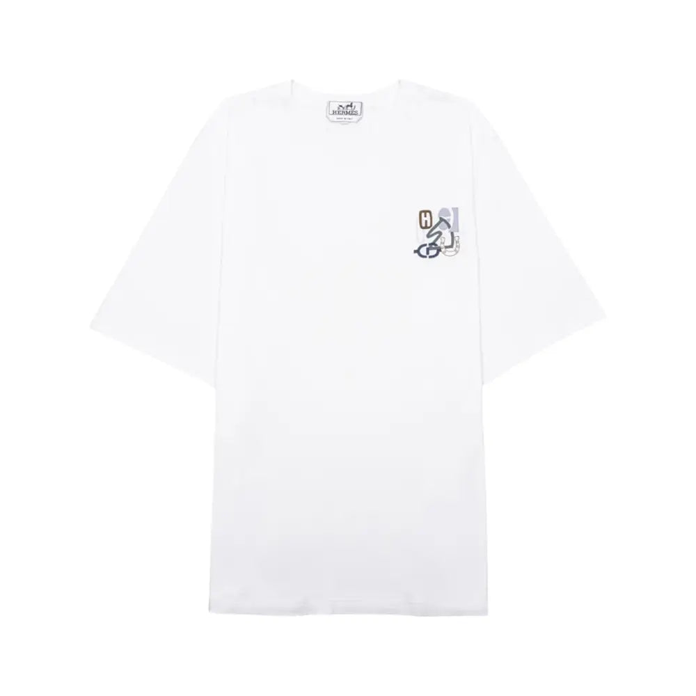 Hermes Puzzle White T-Shirt