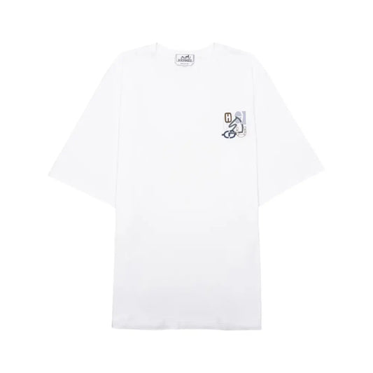 Hermes Puzzle White T-Shirt