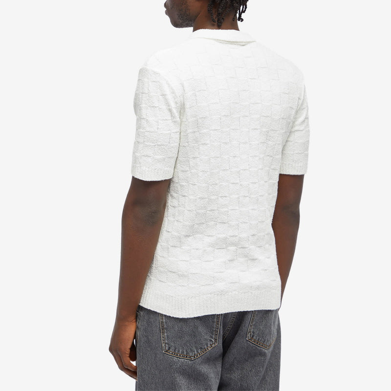 CASABLANCA WHITE POLO T-SHIRT