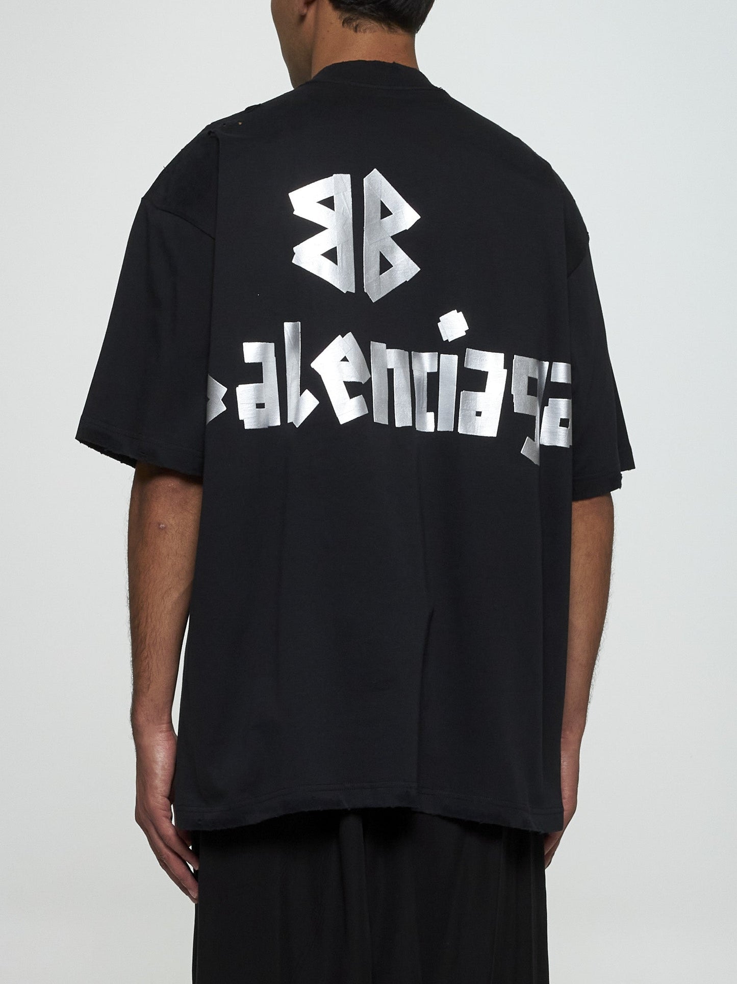 BALENCIAGA LOGO COTTON T-SHIRT
