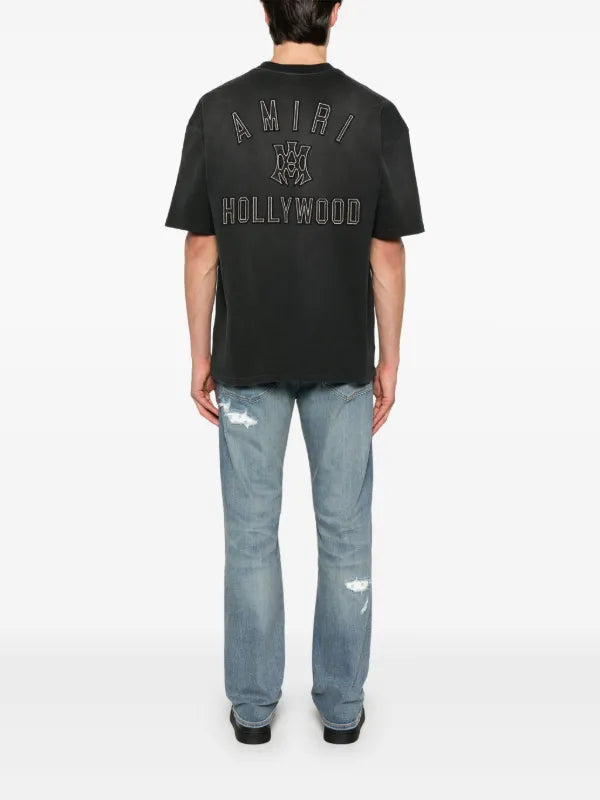 AMIRI HOLLYWOOD BLACK T-SHIRT
