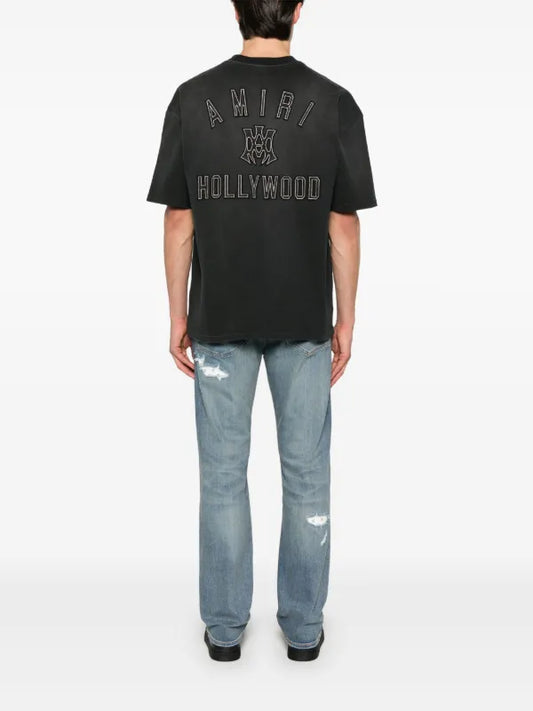 AMIRI HOLLYWOOD BLACK T-SHIRT
