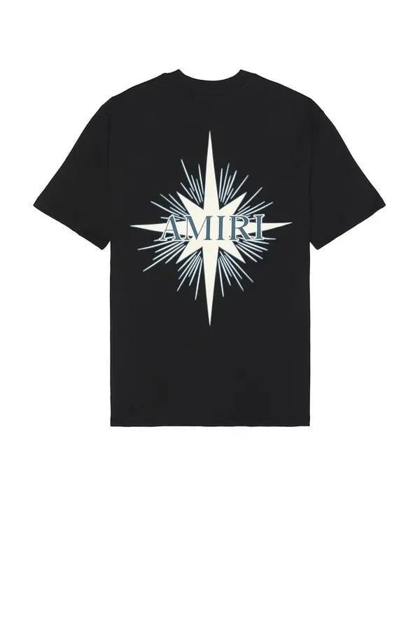 AMIRI STARBURST BLACK T-SHIRT