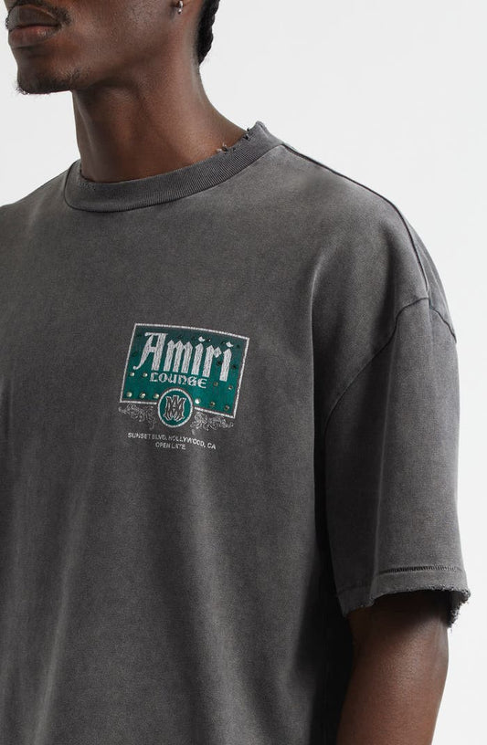 AMIRI CRYSTAL GREY T-SHIRT