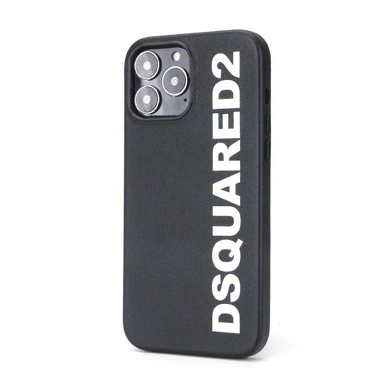 Dsquared2 Leather Logo Case 13/14 PRO MAX