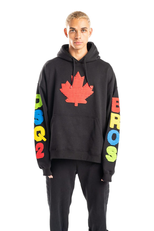 Dsquared2 Leaf Crazy Black Hoodie