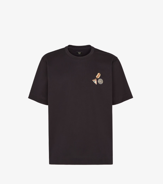 Fendi Patch in Black T-Shirt