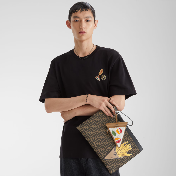 Fendi Patch in Black T-Shirt