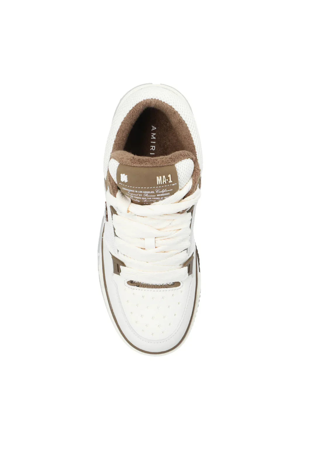 Amiri Ma-1 Brown & White Sneakers