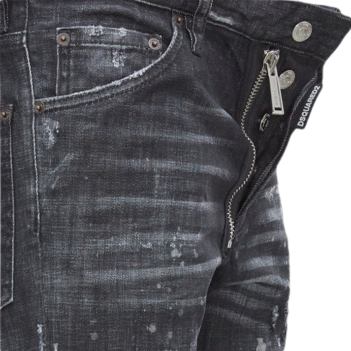 Dsquared2 Jeans Black Zipped
