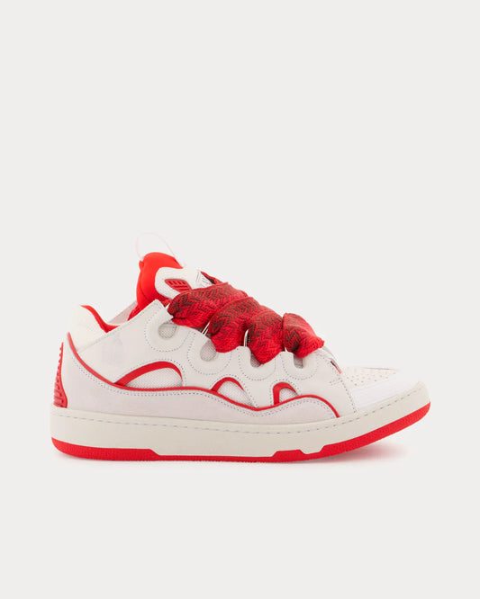 Lanvin Curb Red Sneakers