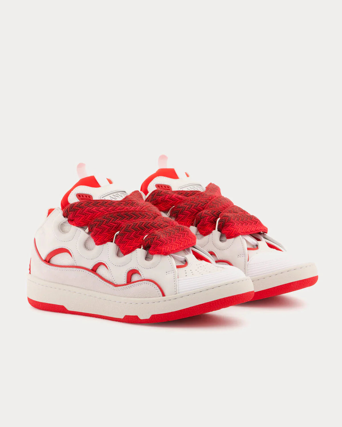 Lanvin Curb Red Sneakers