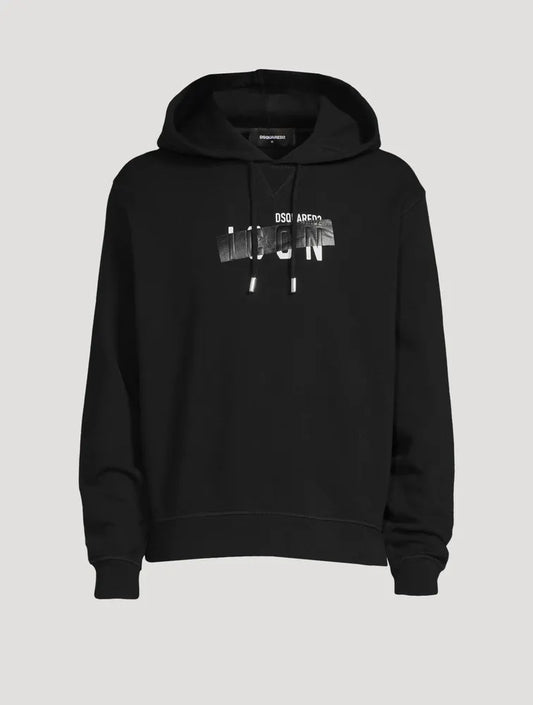 Dsquared2 Black Tape Hoodie